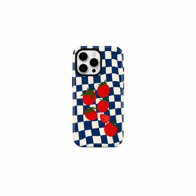 Tomato Checkerboard Case for iPhone 17 Series