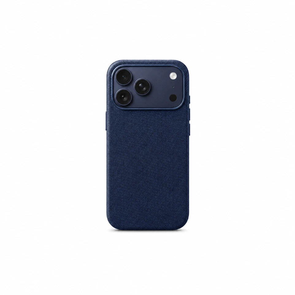 AlligatorCases Fabric Texture Cover for iPhone 17 Pro - Navy Blue